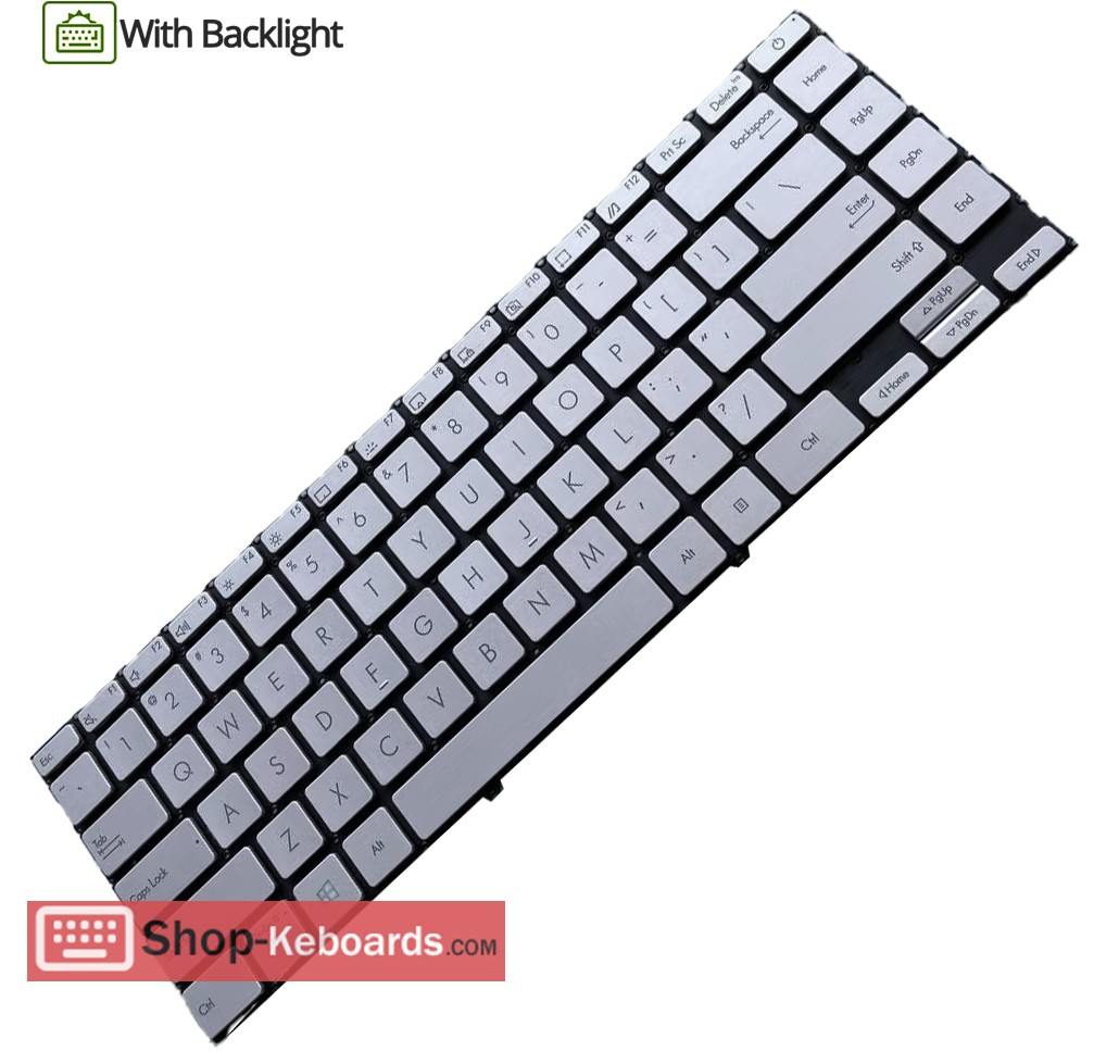 Asus ux425ea-i58g512-I58G512  Keyboard replacement