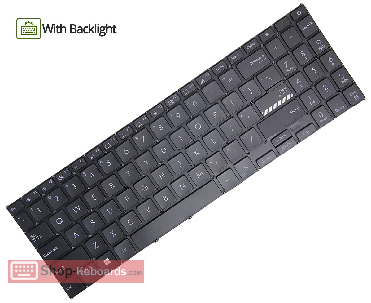 Asus M1603QA-MB712WS  Keyboard replacement