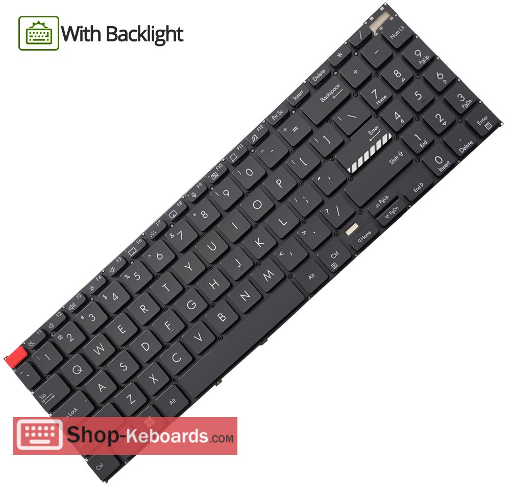 Asus 0KN1-EH1AR12  Keyboard replacement