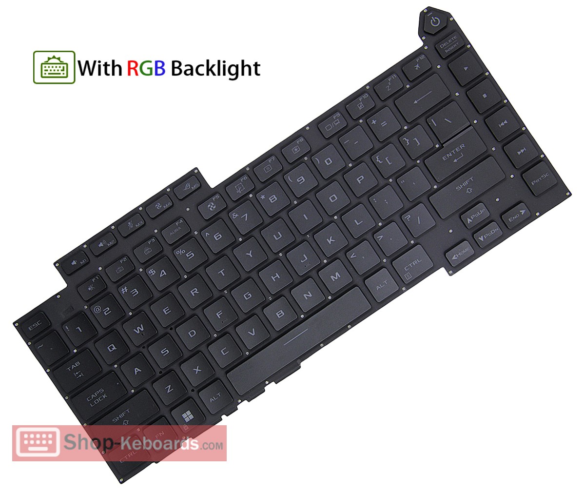 Asus 0KNR0-4814SF00  Keyboard replacement