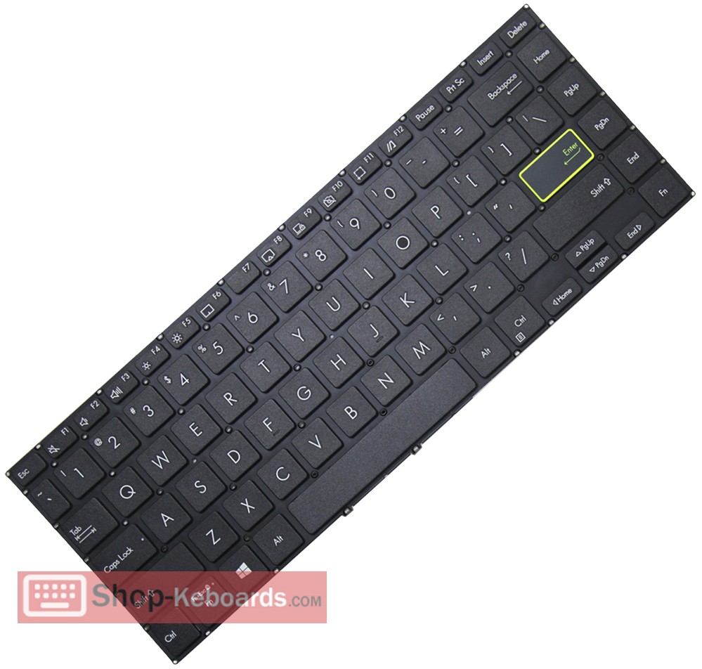 Asus ASM19G54USJH182 Keyboard replacement