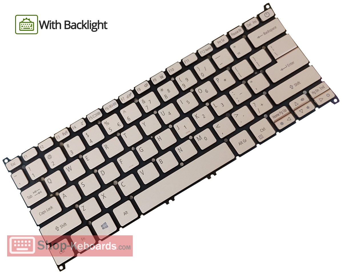 Acer SWIFT 5 SF514-53T-53S4  Keyboard replacement