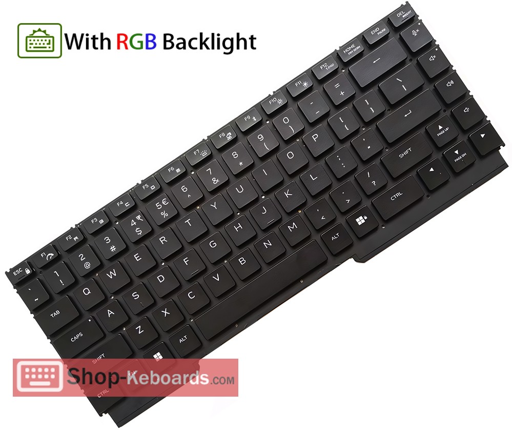 Dell P109F003 Keyboard replacement