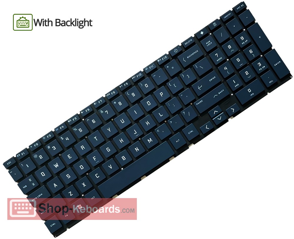 HP VICTUS 16-D0053NIA  Keyboard replacement