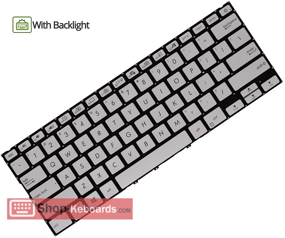 Asus 0KNB0-262RUK00 Keyboard replacement