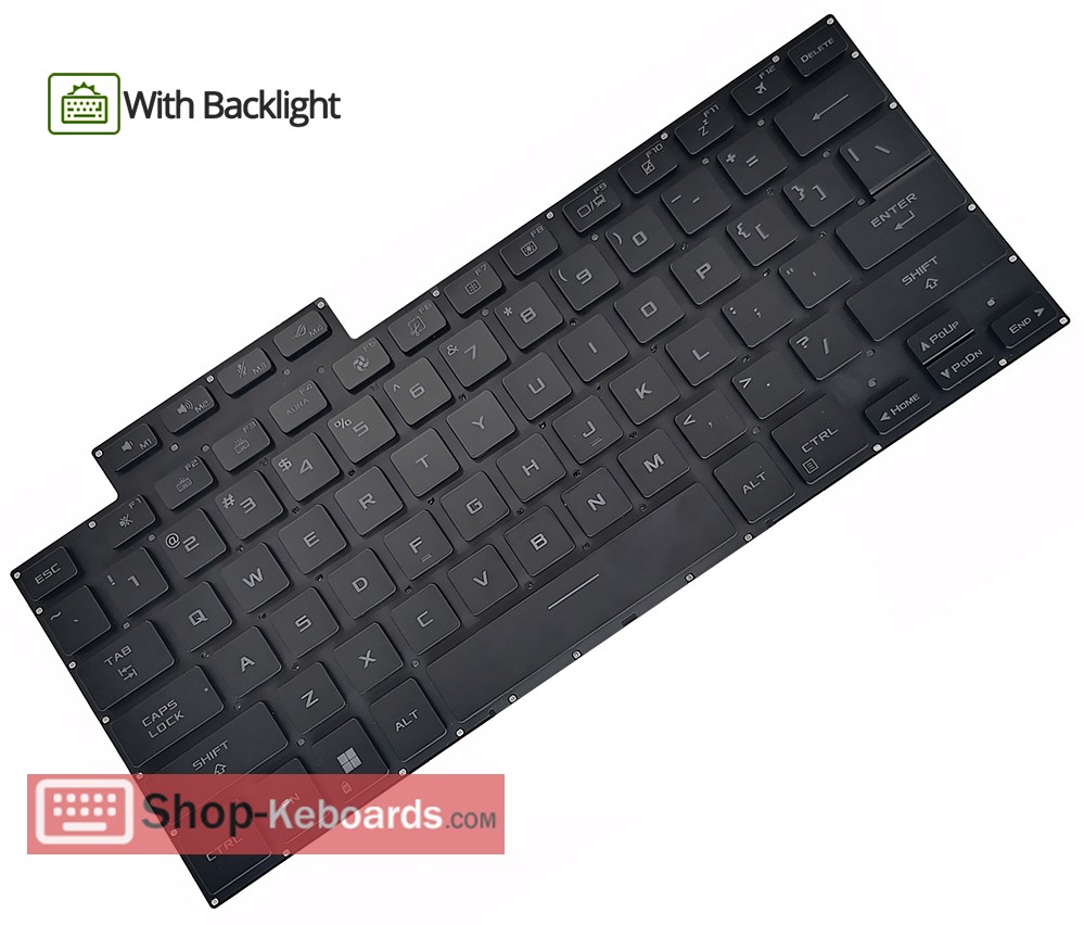 Asus NR2203RW Keyboard replacement