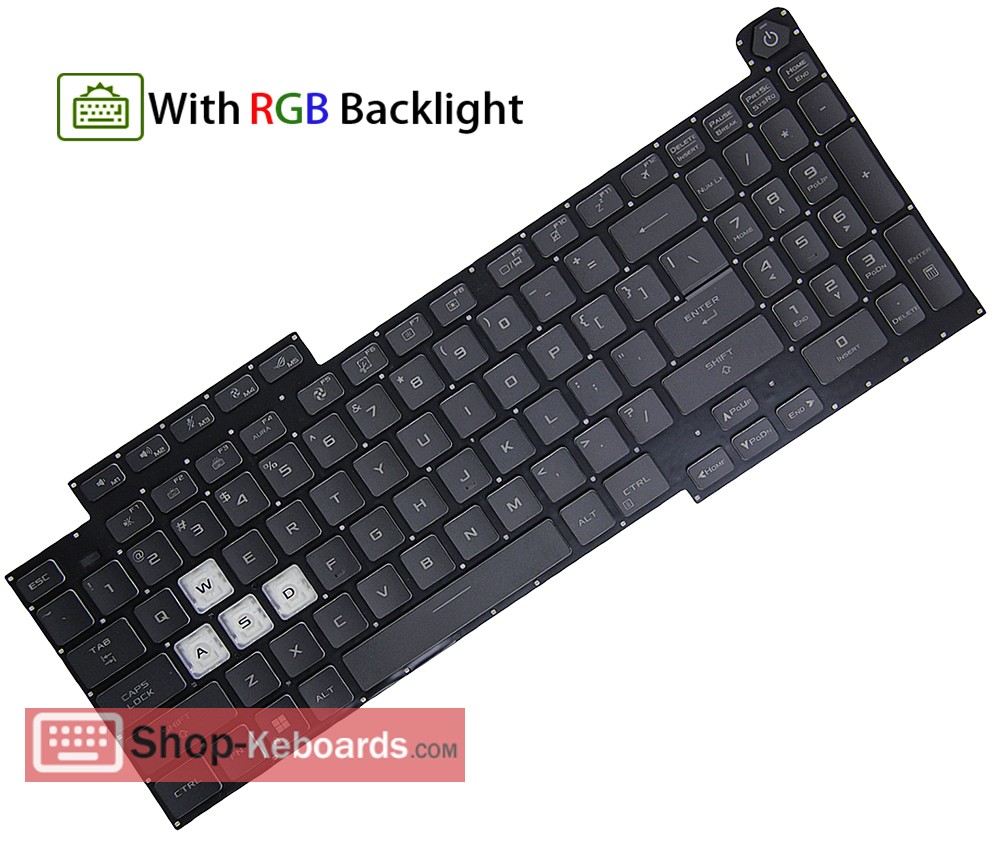 Asus PX713QE Keyboard replacement