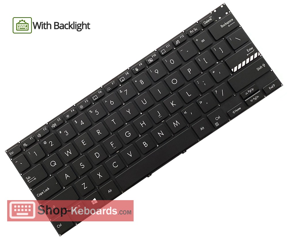 Asus N7400PC-KM011R  Keyboard replacement