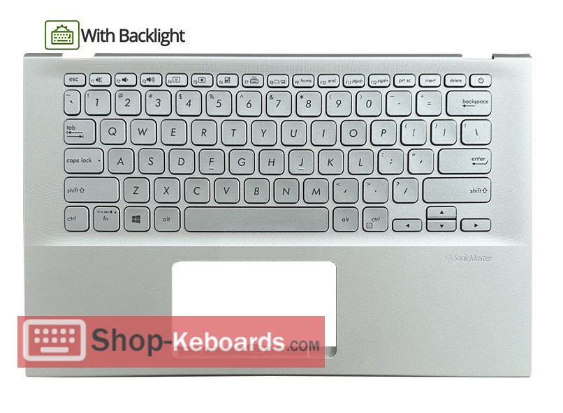 Asus S412DA Keyboard replacement