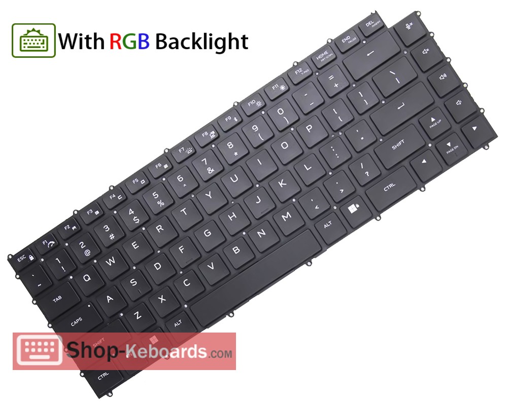 Dell P120F007 Keyboard replacement