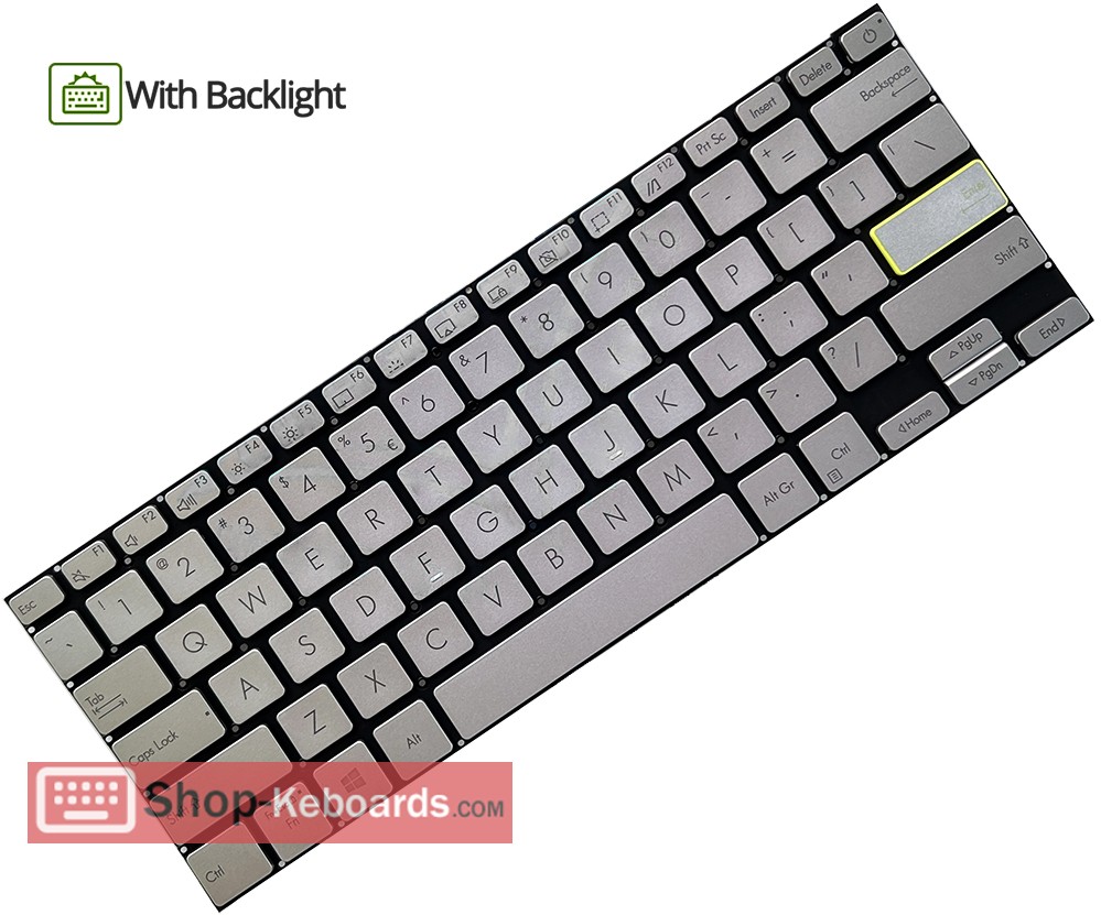 Asus NSK-WS4SQ Keyboard replacement