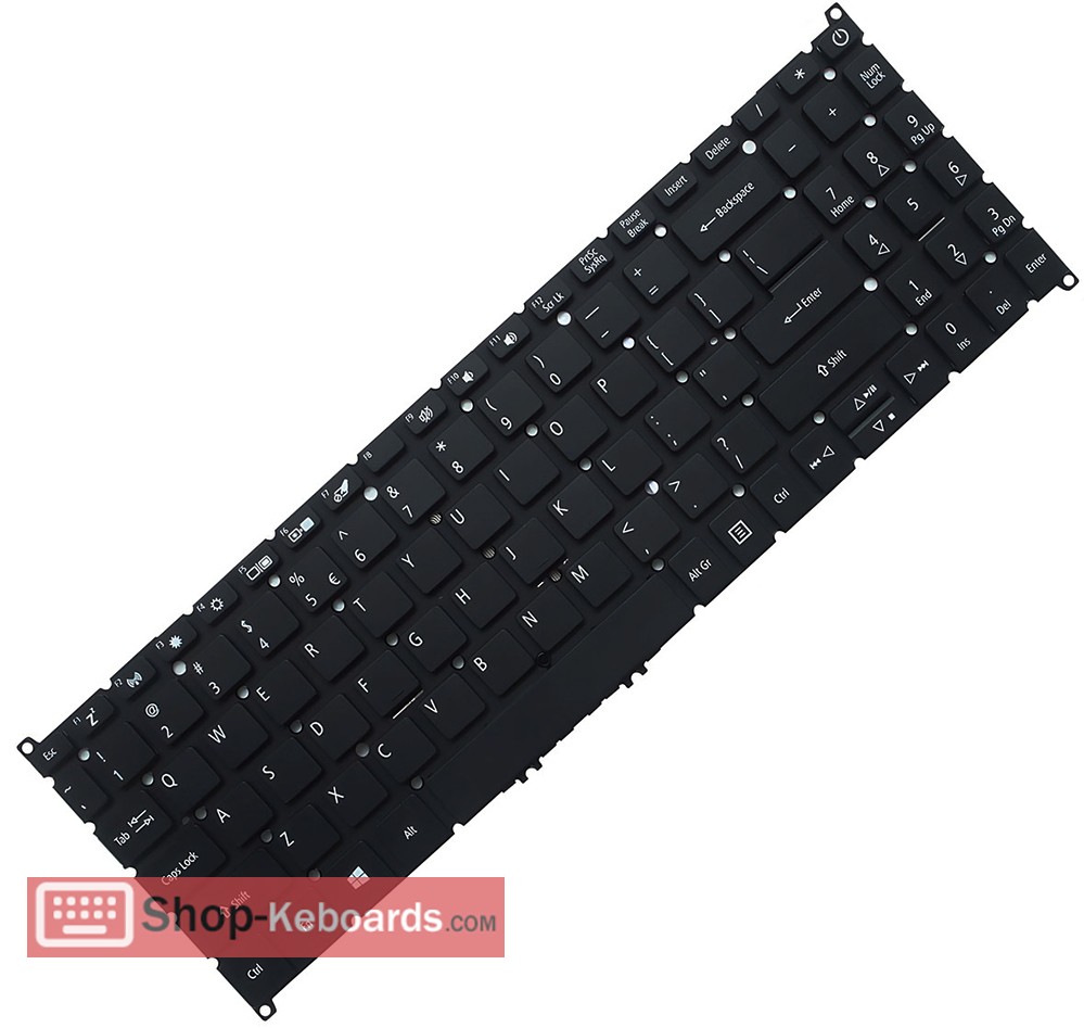 Acer TRAVELMATE TMP215-51-32G3  Keyboard replacement