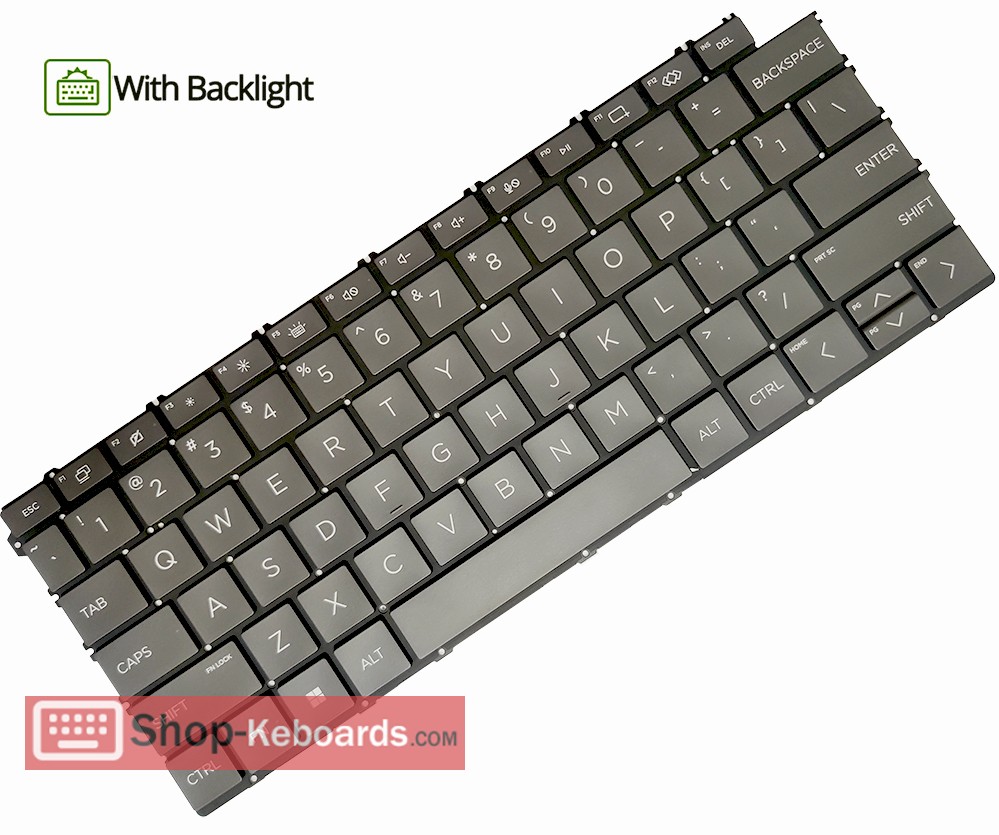 HP SPECTRE X360 16-AA0000 Keyboard replacement