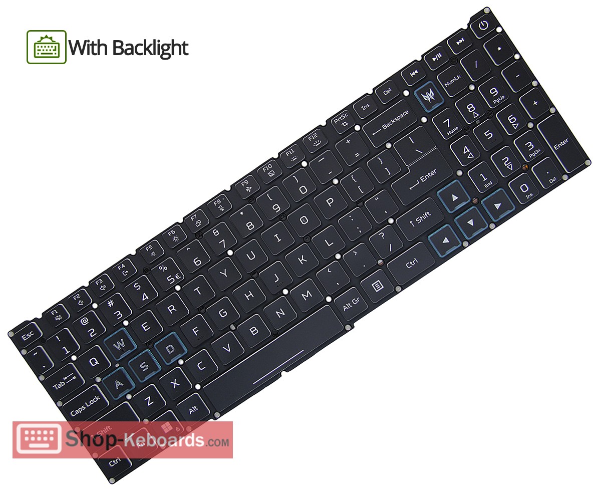 Acer AN17-51 Keyboard replacement