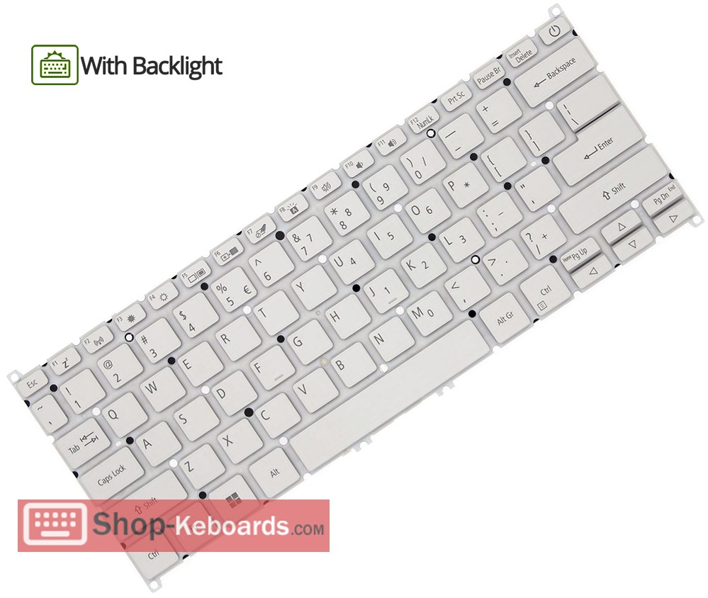 Acer N19H2 Keyboard replacement