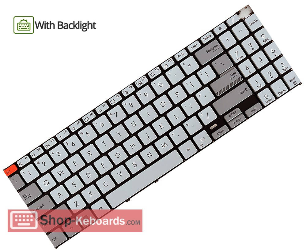 Asus K6502ZE Keyboard replacement