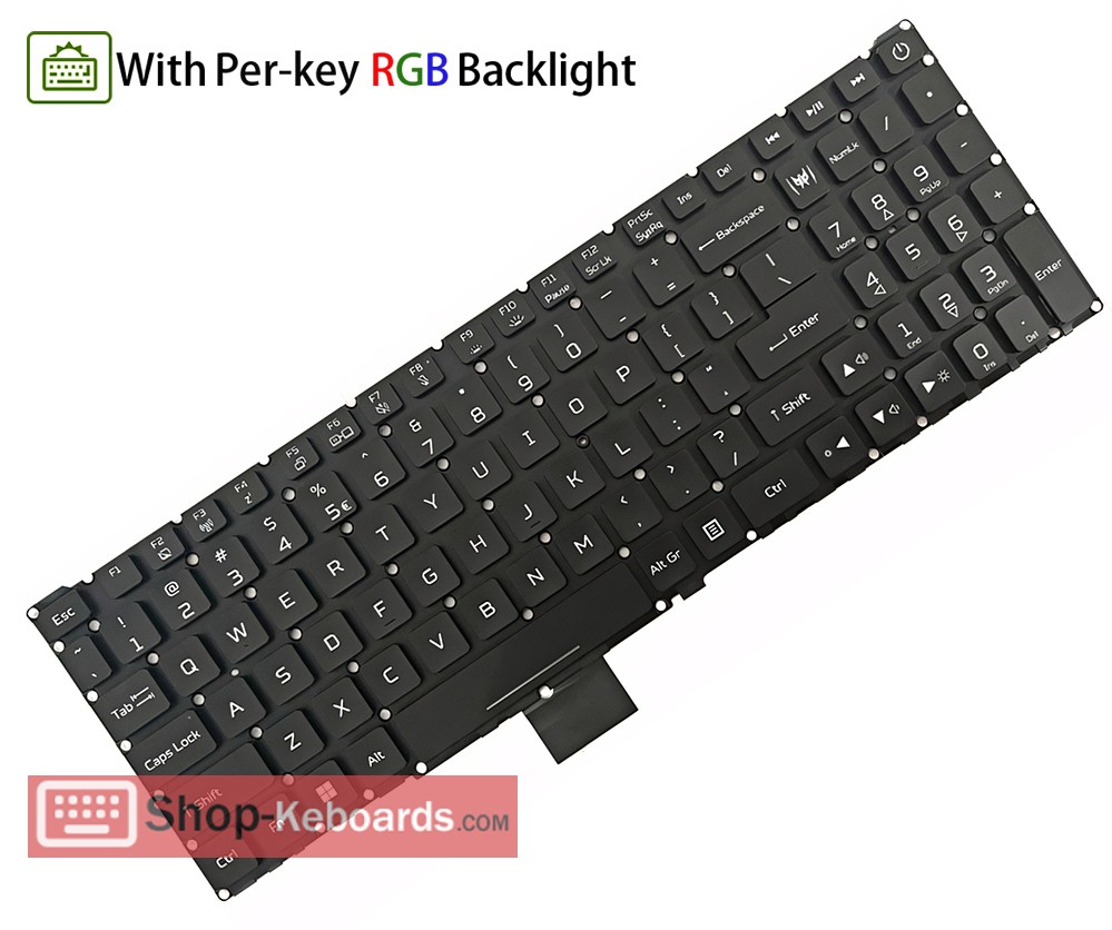 Acer PH16-71-XXXX Keyboard replacement