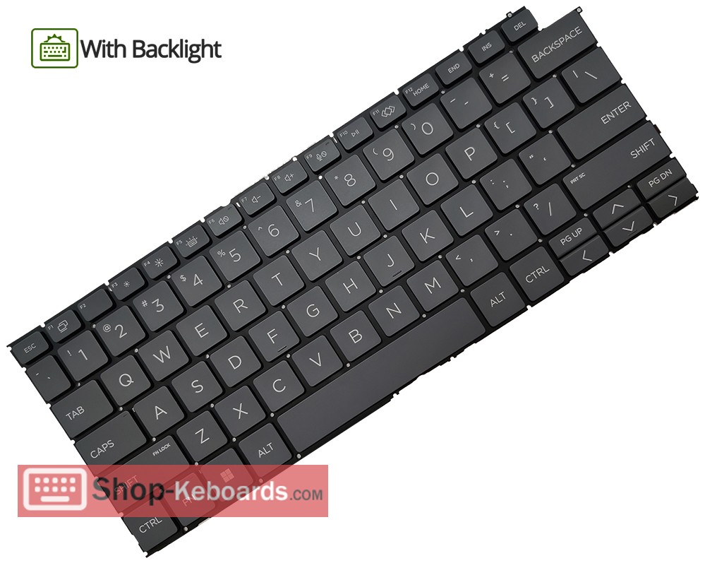 HP NSK-HAH0BV Keyboard replacement