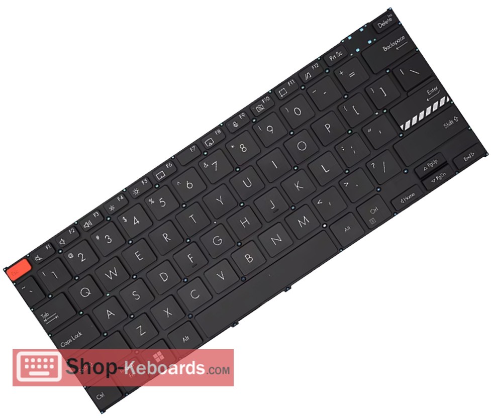 Asus S3402ZA Keyboard replacement
