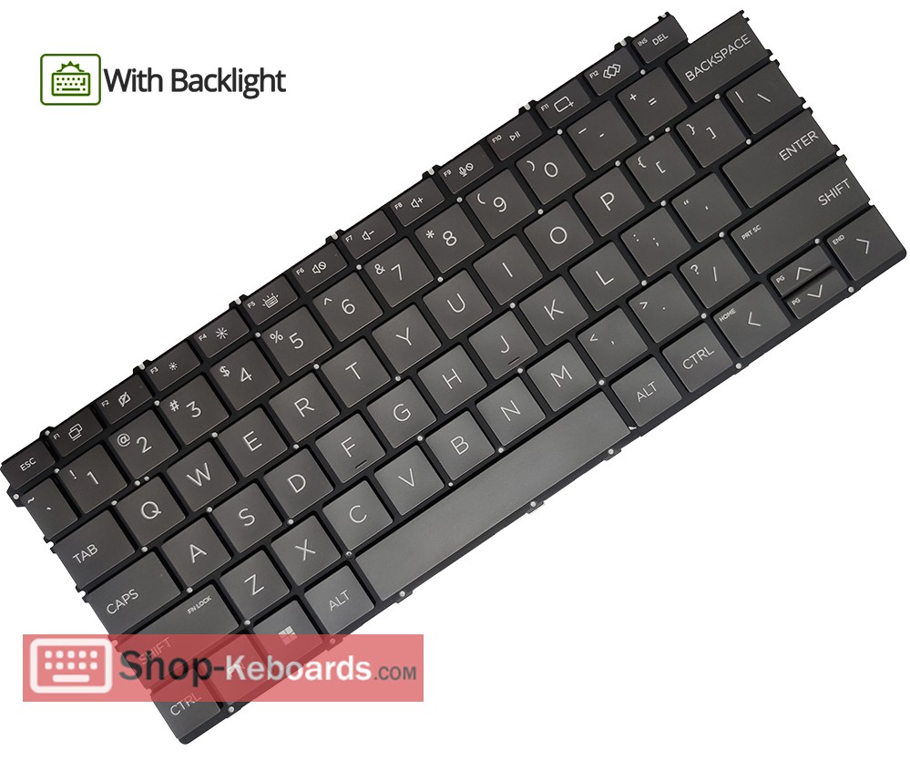 HP SPECTRE X360 16-AA0000 Keyboard replacement