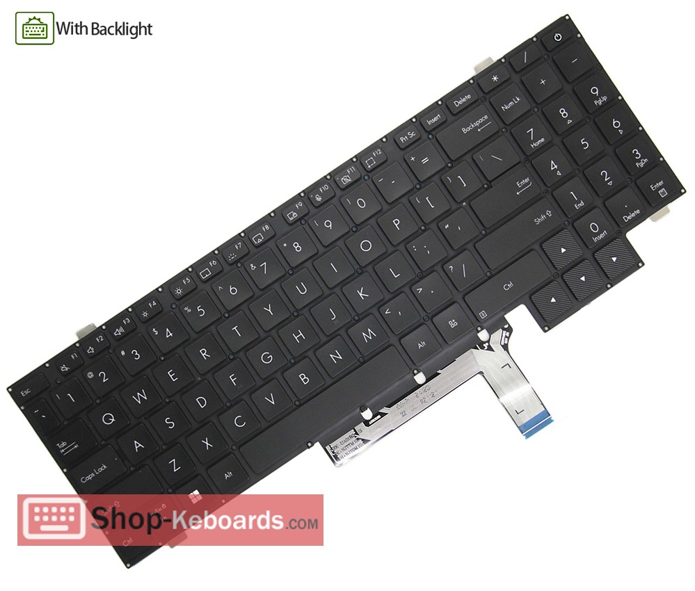 Asus H7604JI Keyboard replacement