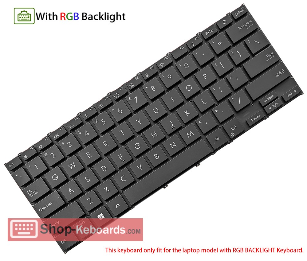 Asus S3407CA Keyboard replacement