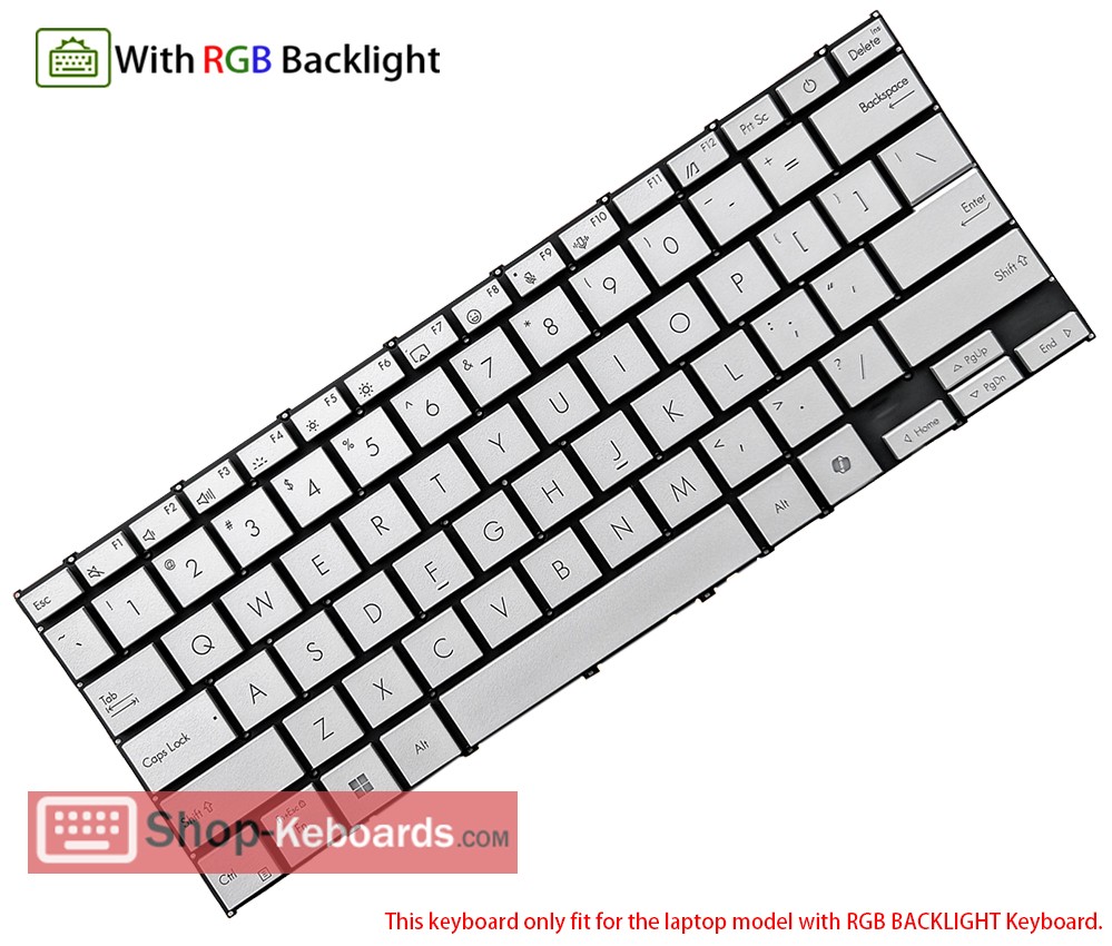 Asus S3407CA Keyboard replacement