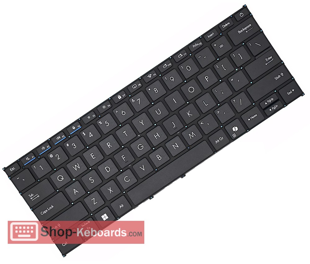 Asus B1403CVA Keyboard replacement