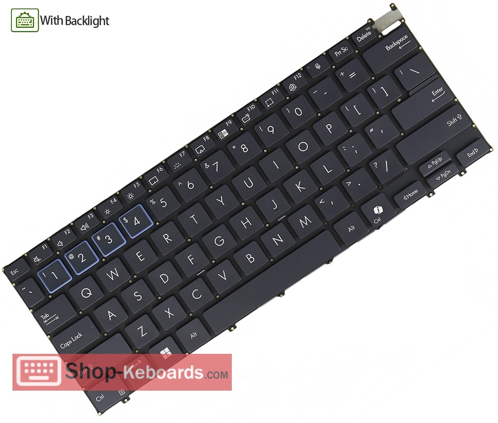 Asus 9Z.NMSPU.401 Keyboard replacement