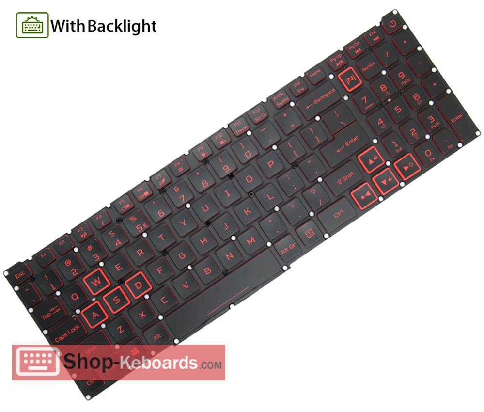 Acer AN517-53-XXXX Keyboard replacement