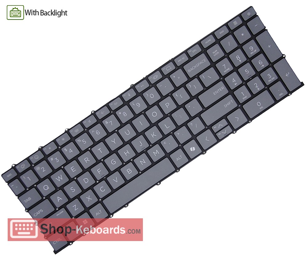 HP P81036-001 Keyboard replacement