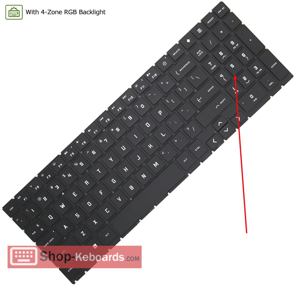 HP P79693-031 Keyboard replacement
