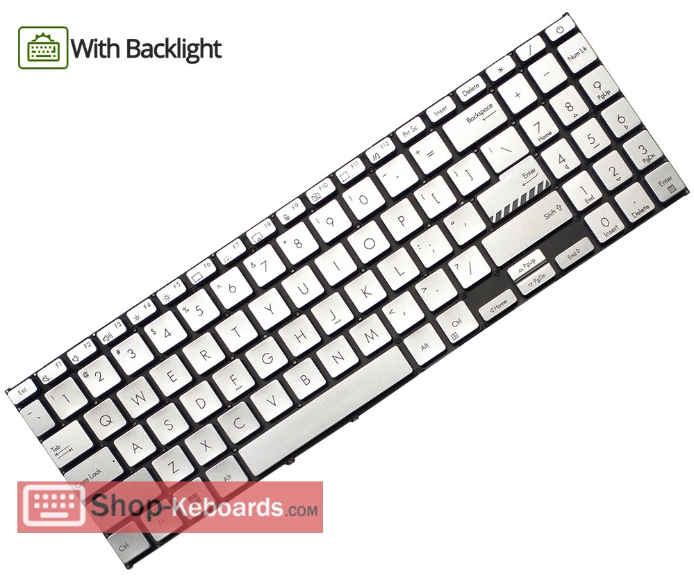 Asus N6506CU Keyboard replacement