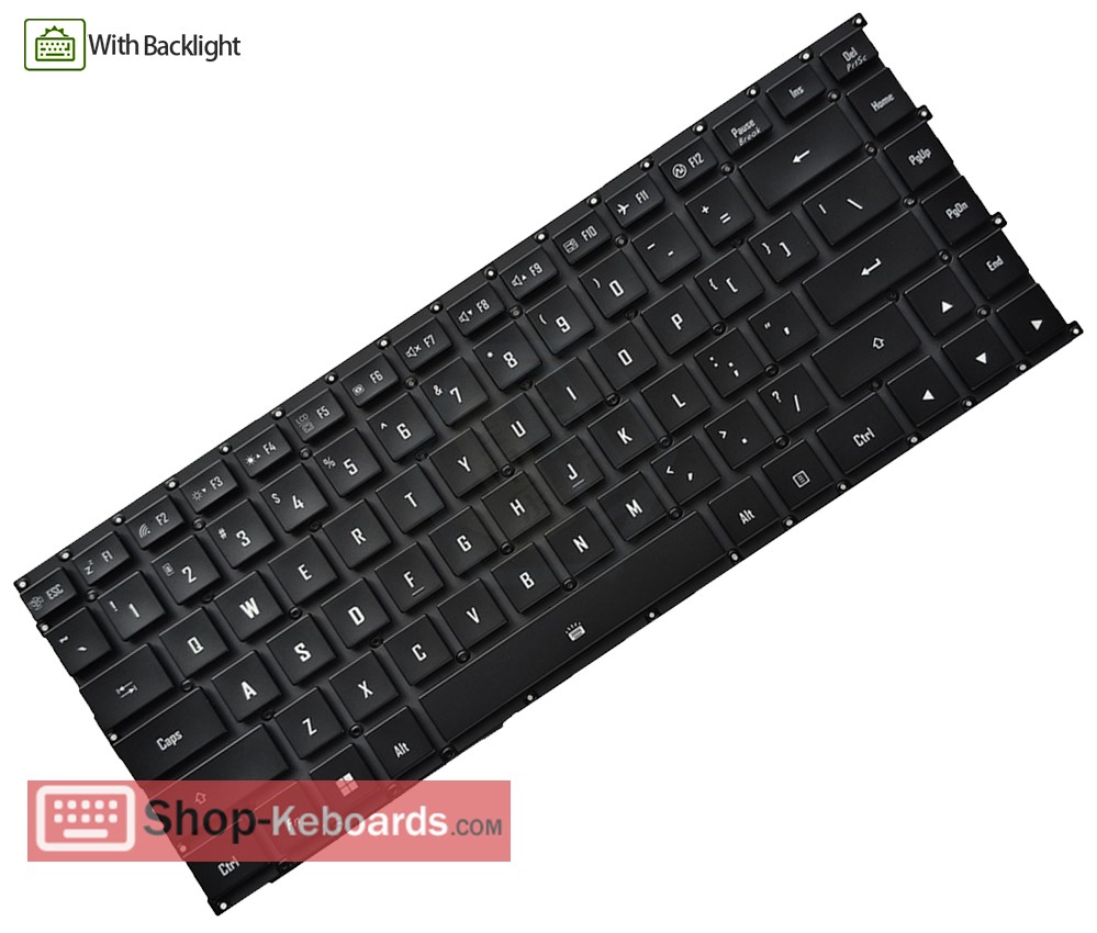 GIGABYTE AERO 16 XE5 Keyboard replacement