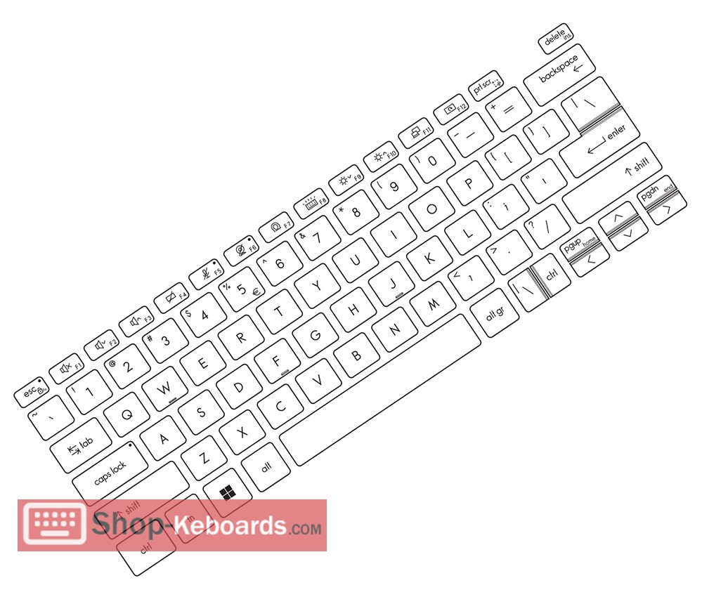MSI MS-13Q2 Keyboard replacement