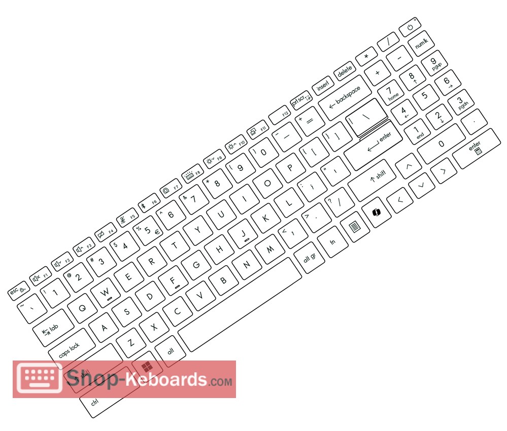 MSI Katana 15 HX C14WEOK Keyboard replacement