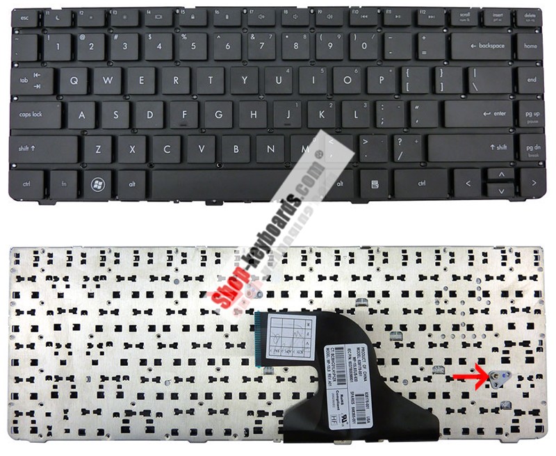 HP 638178-B31 Keyboard replacement