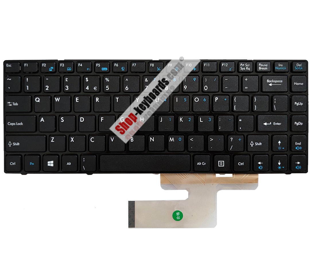 MSI X430-063L Keyboard replacement