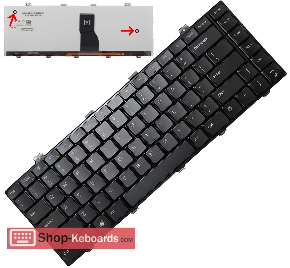 Dell XPS L401x Keyboard replacement