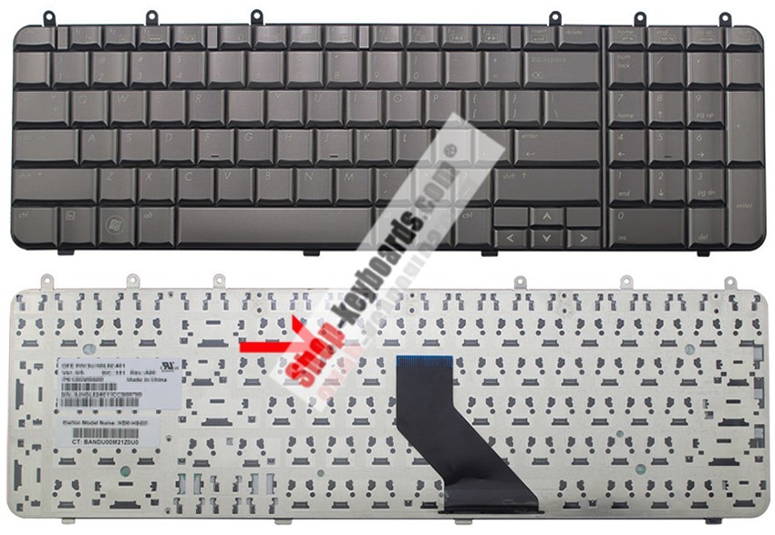 HP Pavilion dv7-1125eo  Keyboard replacement