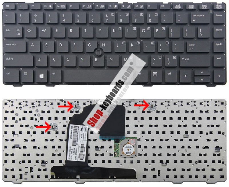 HP 635769-BG1 Keyboard replacement