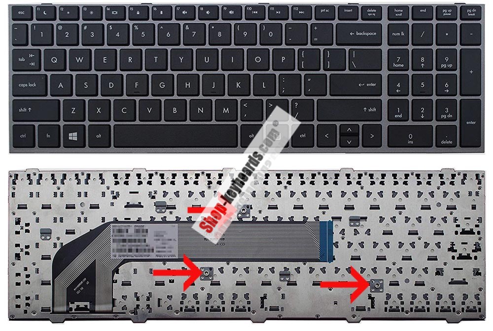 HP 702237-051 Keyboard replacement