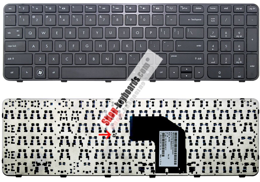 HP 699498-AB1 Keyboard replacement