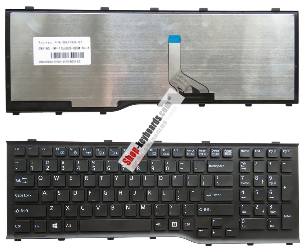 Fujitsu MP-11L66F06D85W Keyboard replacement