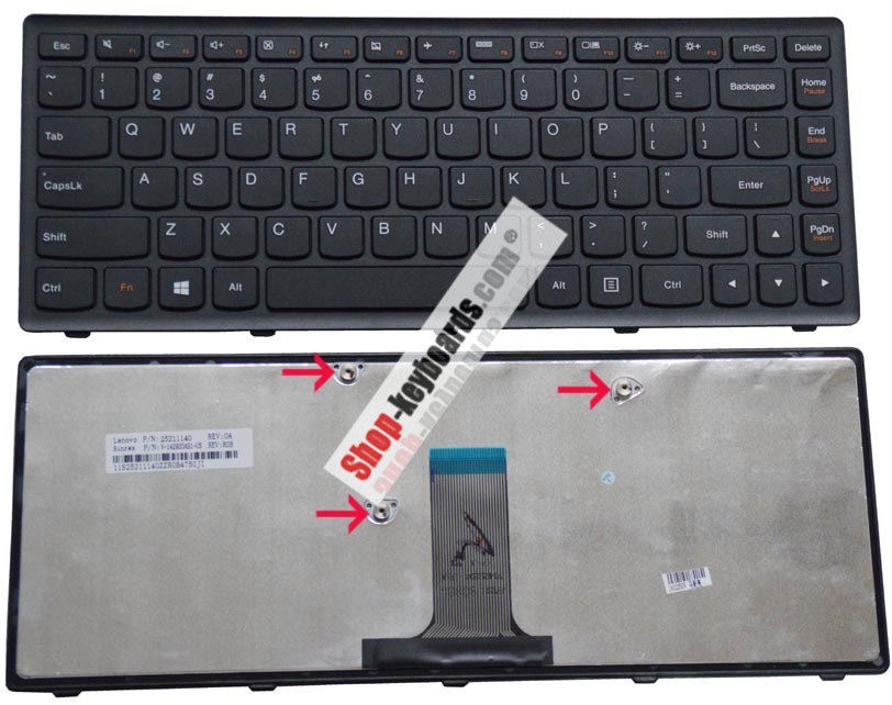 Lenovo Ideapad Z410 Keyboard replacement