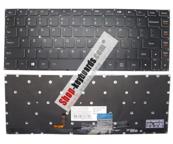 Lenovo IdeaPad U330p Keyboard replacement