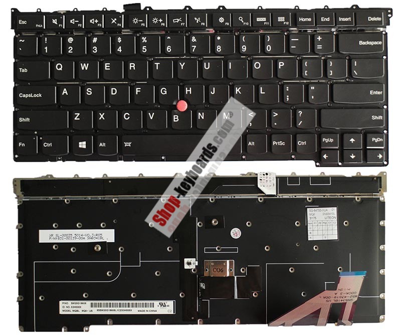 Lenovo ThinkPad X1 Carbon 3rd Keyboard replacement