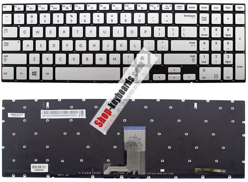 Samsung NP670Z5 Keyboard replacement