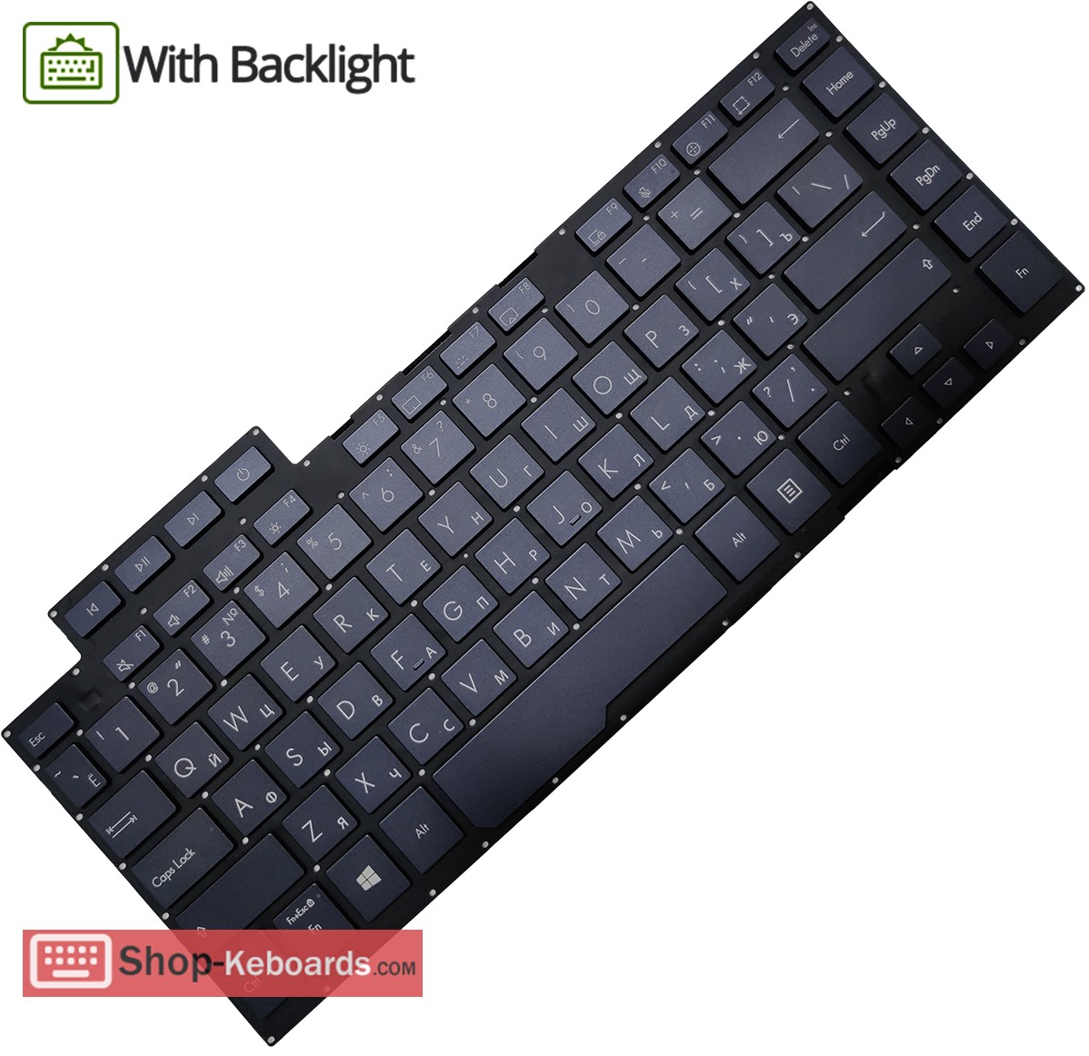 Asus 0KNB0-4611BE00  Keyboard replacement