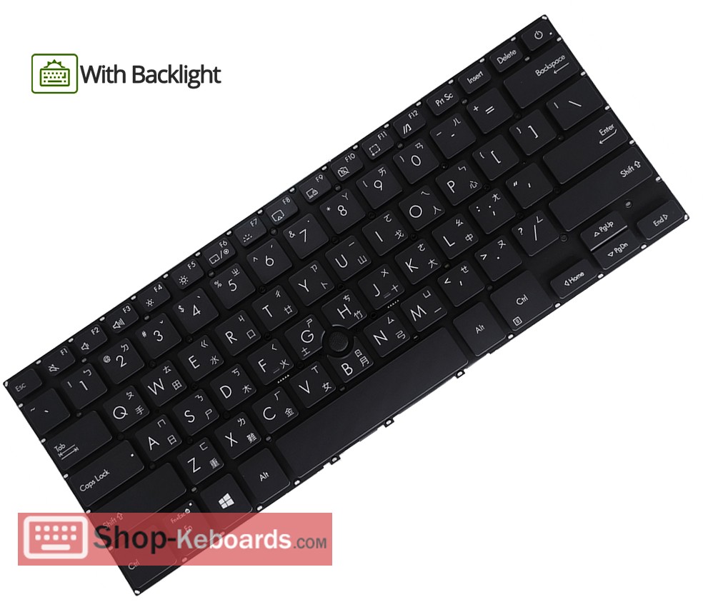 Asus NSK-W60BU Keyboard replacement